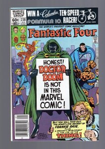 Fantastic Four #238 - Origin & 1st App The Human Torch (Frankie Raye) (8.0) 1981