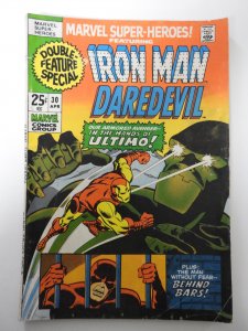 Marvel Super-Heroes #30 (1971) GD Condition 2 in cumulative spine split