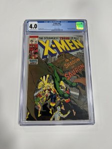 X-MEN 60 CGC 4.0 OW/W PAGES MARVEL 1969 
