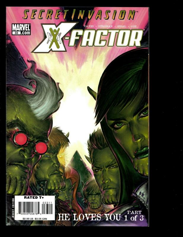 Lot of 11 X-Factor Marvel Comics # 29 30 32 33 34 35 36 37 38 39 41 EK10