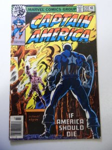 Captain America #231 (1979) FN- Condition 1/4 tear bc