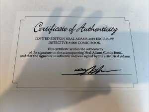 Detective Comics (2019) # 1000 (CBCS 9.8) Verified Signature Neal Adams Cover B