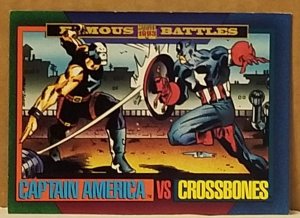 1993 Marvel Universe #162 Captain America vs Crossbones