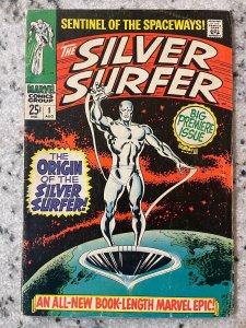 Silver Surfer # 1 VF- Marvel Comic Book Stan Lee Origin Of The Watchers 15 J864