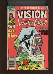 (1986) The Vision and the Scarlet Witch #11: LIMITED SERIES! NEWSSTAND (6.5/7.0)