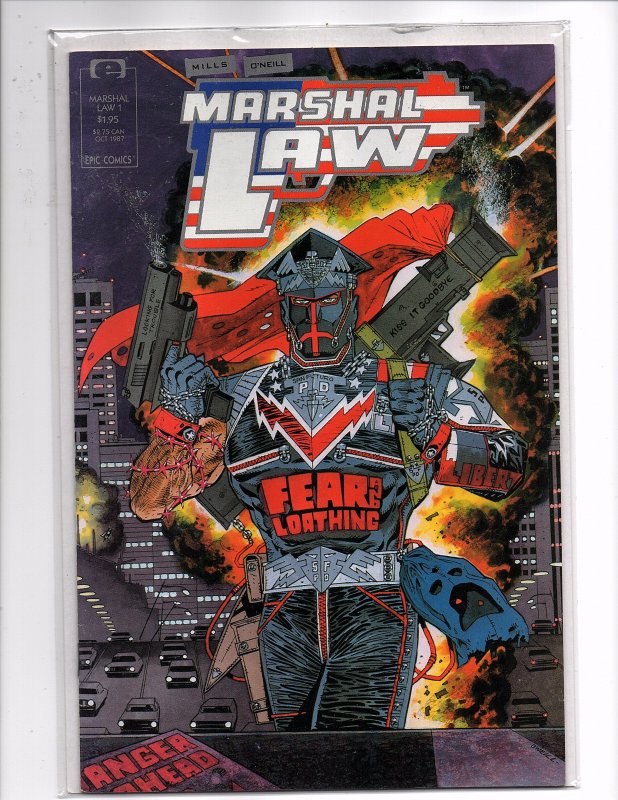 Epic Comics Marshal Law #1 1st app. Kevin O'Neill