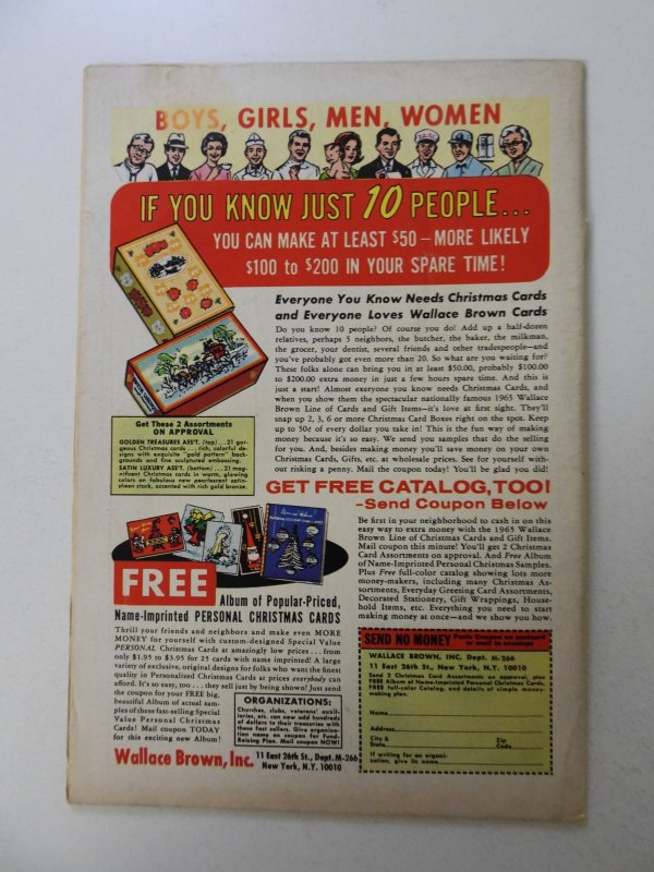 Strange Adventures #179 (1965) VG+ condition top staple detached from cover