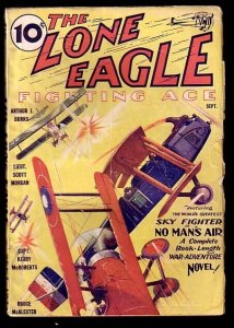 THE LONE EAGLE-SEP 1933-#1-HERO SERIES-L@@K VG