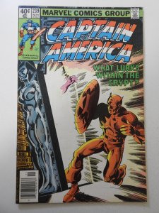 Captain America #239 (1979) VG Condition moisture stain