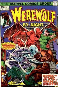 Werewolf By Night (1972 series)  #34, VF+ (Stock photo)