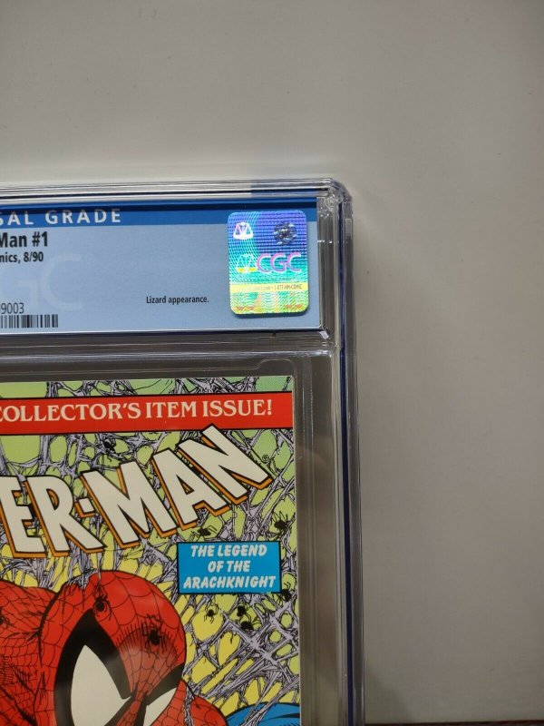 Spider-Man #1 CGC 9.4 White Pages! Marvel 1990; Todd McFarlane Cover; ? MCU 