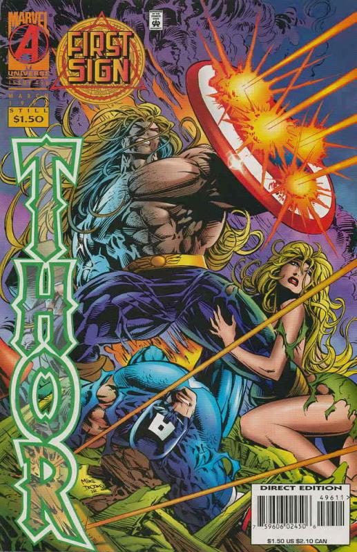 Thor #496 VF/NM; Marvel | save on shipping - details inside