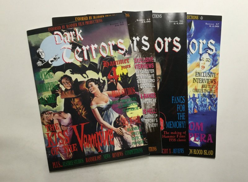 Dark Terrors 14-17 Lot Magazine Near Mint Nm St. Ives Publishing