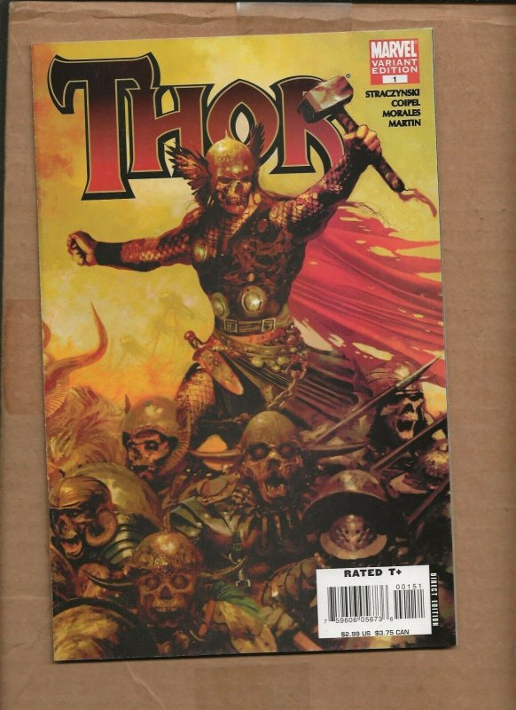 THOR # 1 Arthur Suydam Zombie Variant  MARVEL  