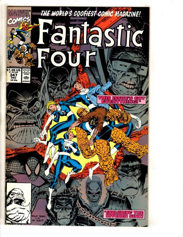 7 Marvel Comics Fantastic Four 337 347 349 1 489 + World's Greatest # 1 (2) TD10