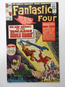 Fantastic Four #31 (1964) VG tape on 1st page, name written in ink on 1st page