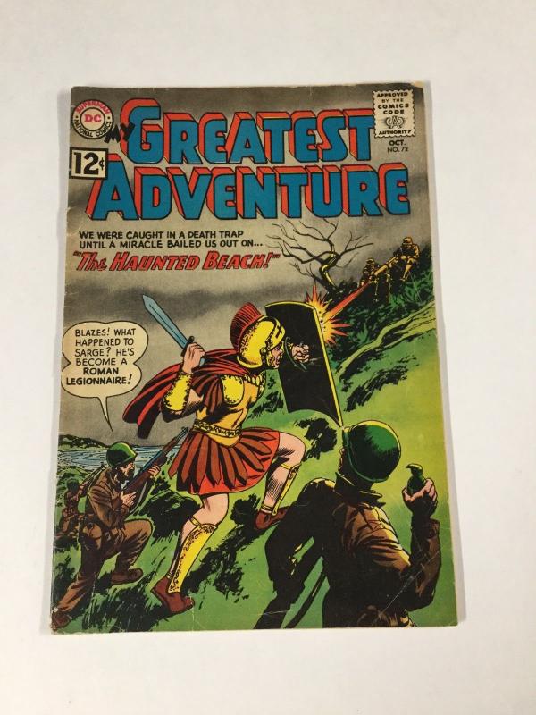 My Greatest Adventure 72 3.5 Cover Detached Dc Silver Age