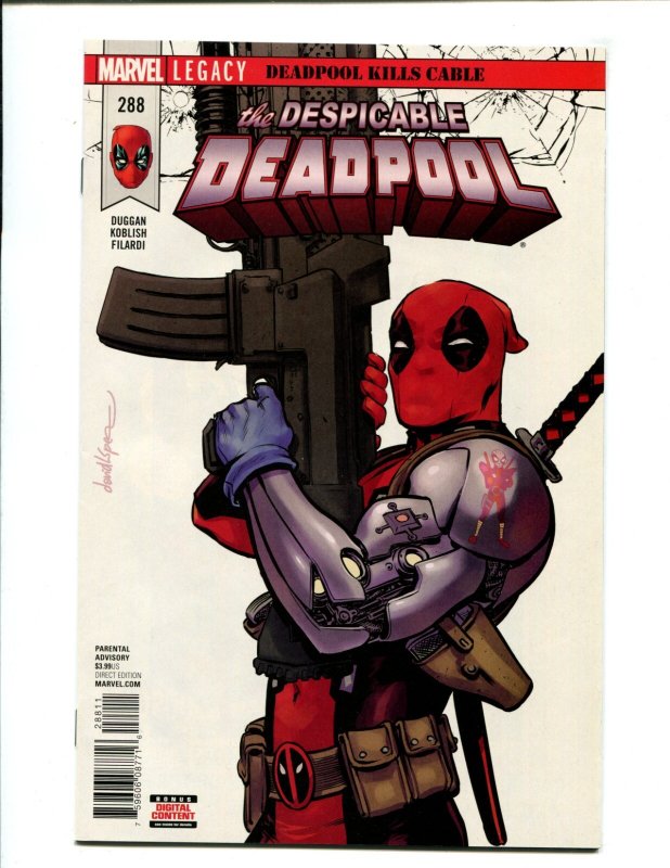 Despicable Deadpool #287-291 - FIVE PIECE LOT! (9.0/9.2) 2017/18