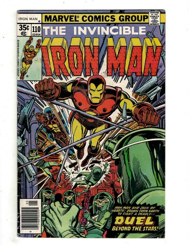 12 Iron Man Marvel Comics 101 102 103 104 105 106 107 108 109 110 111 112 J451 