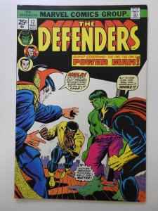 The Defenders #17 (1974) Guest Starring Power Man! Beautiful VF- COndition!