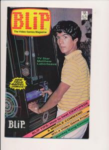 Marvel Comics BLIP Video Games Magazine #1 Laborteaux Cvr ~ F/VF 1983 (PF194) 