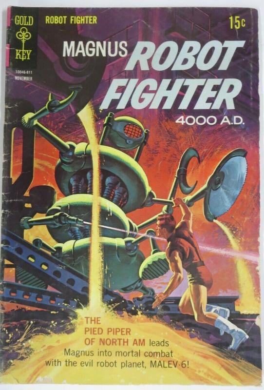MAGNUS  ROBOT FIGHTER 24 (Gold Key,11/1968) GOOD (G) COMICS BOOK