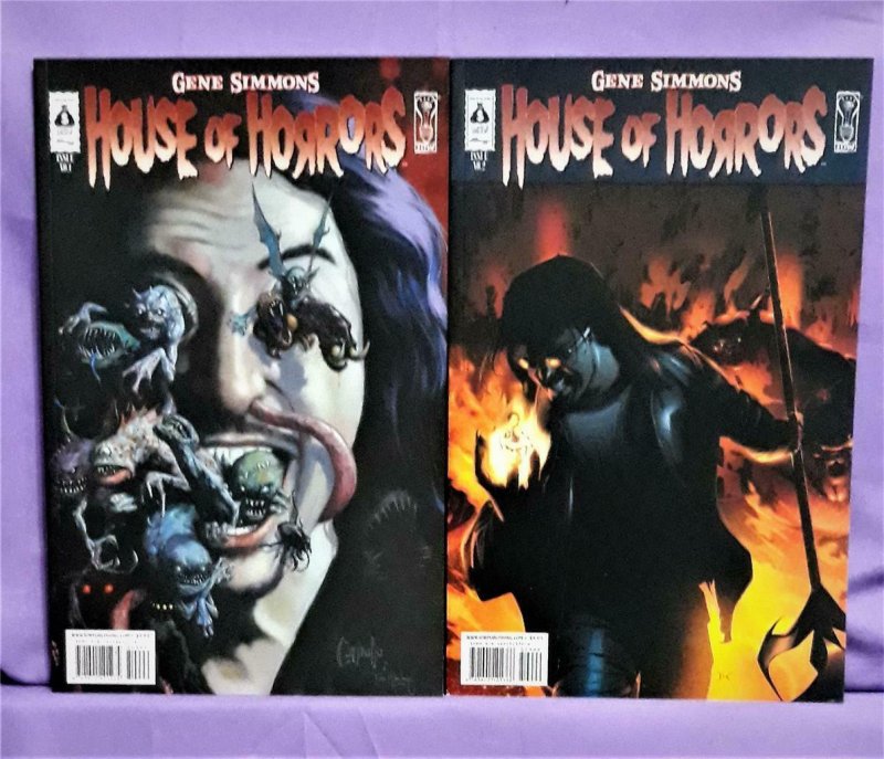 Gene Simmons HOUSE OF HORRORS #1 - 2 Anthology Stories (IDW, 2007)! 9781600101274