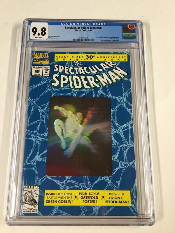 Spectacular Spider-man 189 Cgc 9.8 White Pages Marvel