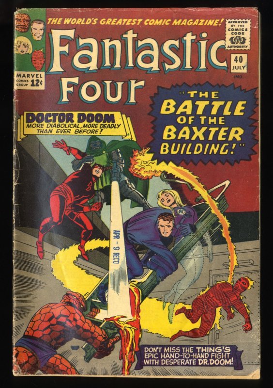 Fantastic Four #40 VG- 3.5