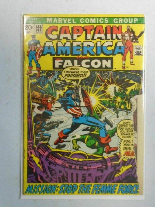 Captain America #146 (1972 1st Series) 2.0 GD