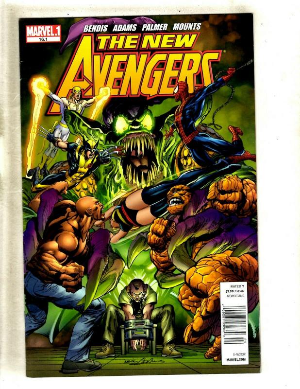10 Marvel Comic Books New Avengers # 3 6 8 10 11 20 16.1 20 23 Annual # 1 MF22