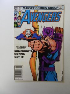 The Avengers #223 Newsstand Edition (1982) FN/VF condition