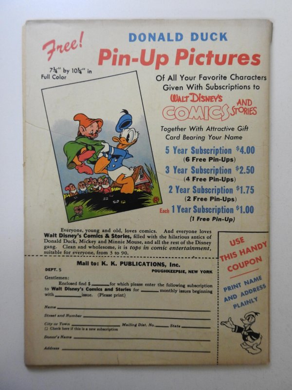 Walt Disney's Comics & Stories #80 (1947) VG+ Condition! 1/2 in spine split