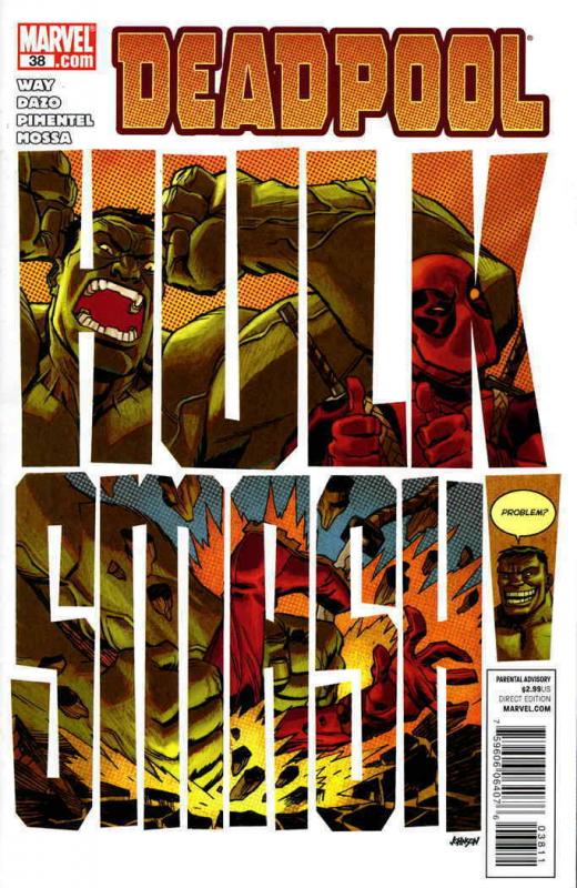 Deadpool (3rd Series) #38 VF/NM; Marvel | save on shipping - details inside