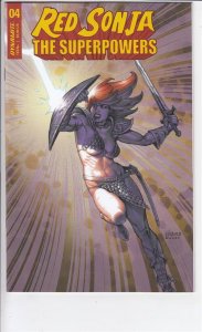 RED SONJA THE SUPERPOWERS (2020 DYNAMITE) #4 VARIANT CVR C LINSNER