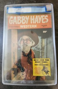 GABBY HAYES WESTERN #1 CGC 3.0 1948