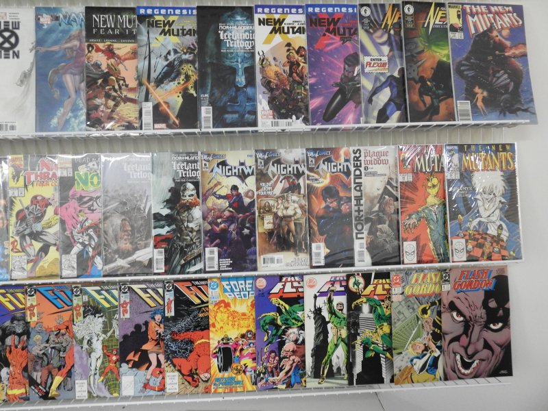 Huge Lot 130+ Comics W/ Flash, New Mutants, Northlanders+ Avg Fine+ Condition!!