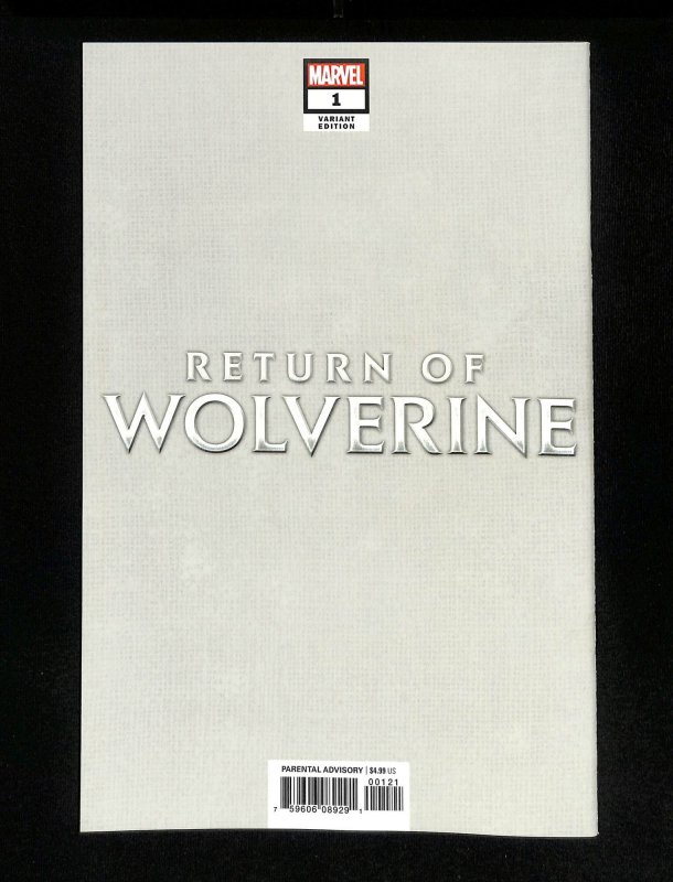 Return of Wolverine #1 Steve McNiven B Variant