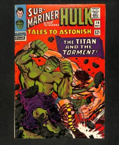 Tales To Astonish #79 Sub-Mariner and the Hulk! Hercules!
