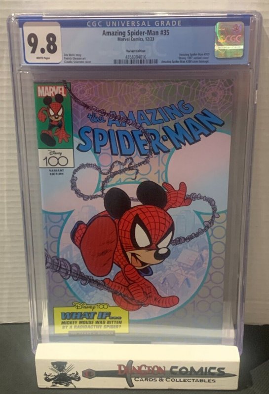 Amazing Spider-Man # 35 CGC 9.8 Sciarrone DISNEY 100th Anniversary [GC43]