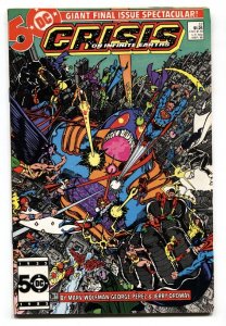 CRISIS ON INFINITE EARTH #12 comic book 1986- Wolfman- Perez- vf