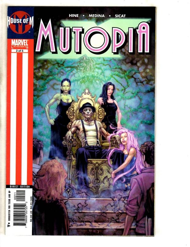 Lot Of 8 Marvel Comics Mutopia # 2 3 4 5 + Mys-Tech Wars # 1 2 3 4 CR44