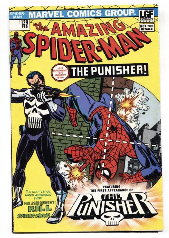 AMAZING SPIDER-MAN #129 2004-LIONS GATE MOVIE EDITION-1st Punisher