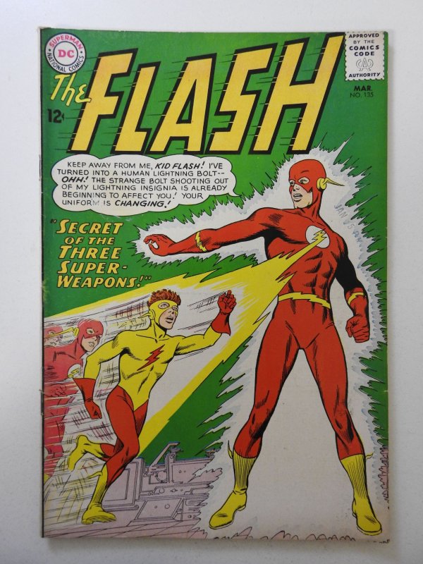 The Flash #135 (1963) FN Condition! stain bc, stamp fc | Comic Books ...