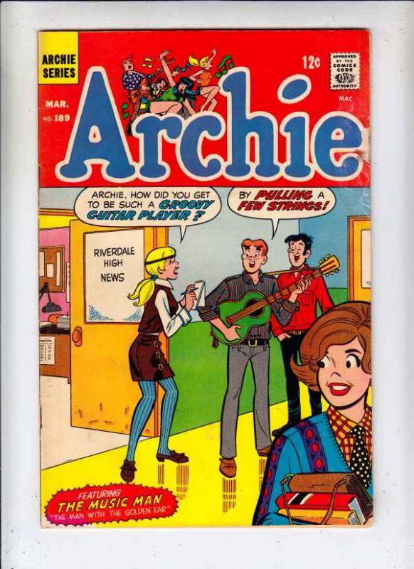 Archie #189 (Mar-69) VG/FN Mid-Grade Archie