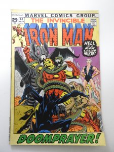 Iron Man #43 (1971) VG Condition 1/2 in spine split