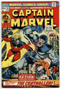 Captain Marvel #30 1974- Iron Man- Controller- Thanos VG/F