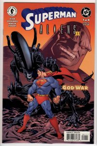 Superman Aliens 2: God War #1 (2002) 9.6 NM+