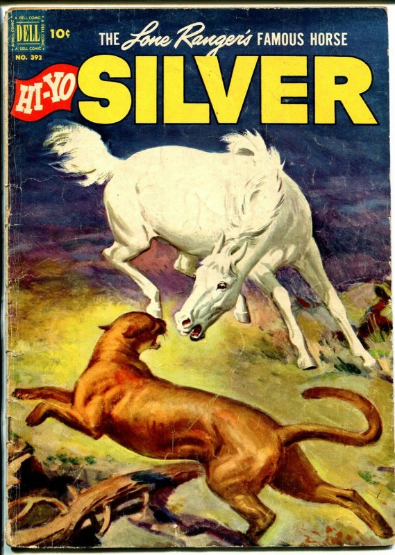 Lone Rangers Famous Horse Hi-Yo Silver-Four Color Comics #392 1952-Dell-VG