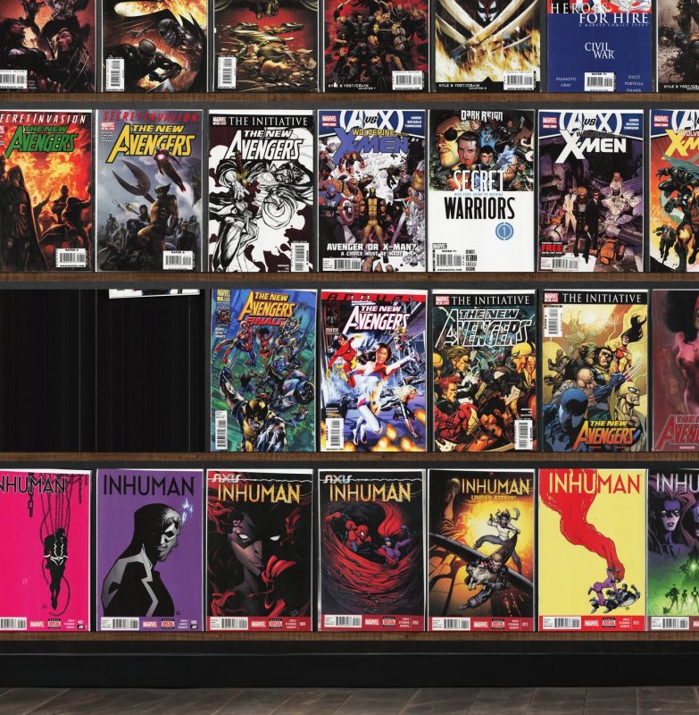 Huge Lot 140+ Comics with Avengers, X-Force, New Avengers, Inhuman & More!